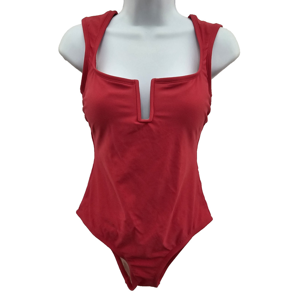 NWOT Womens Swimsuit S Tummy Control Beach Resort Minimalist Clean Girl Coqette